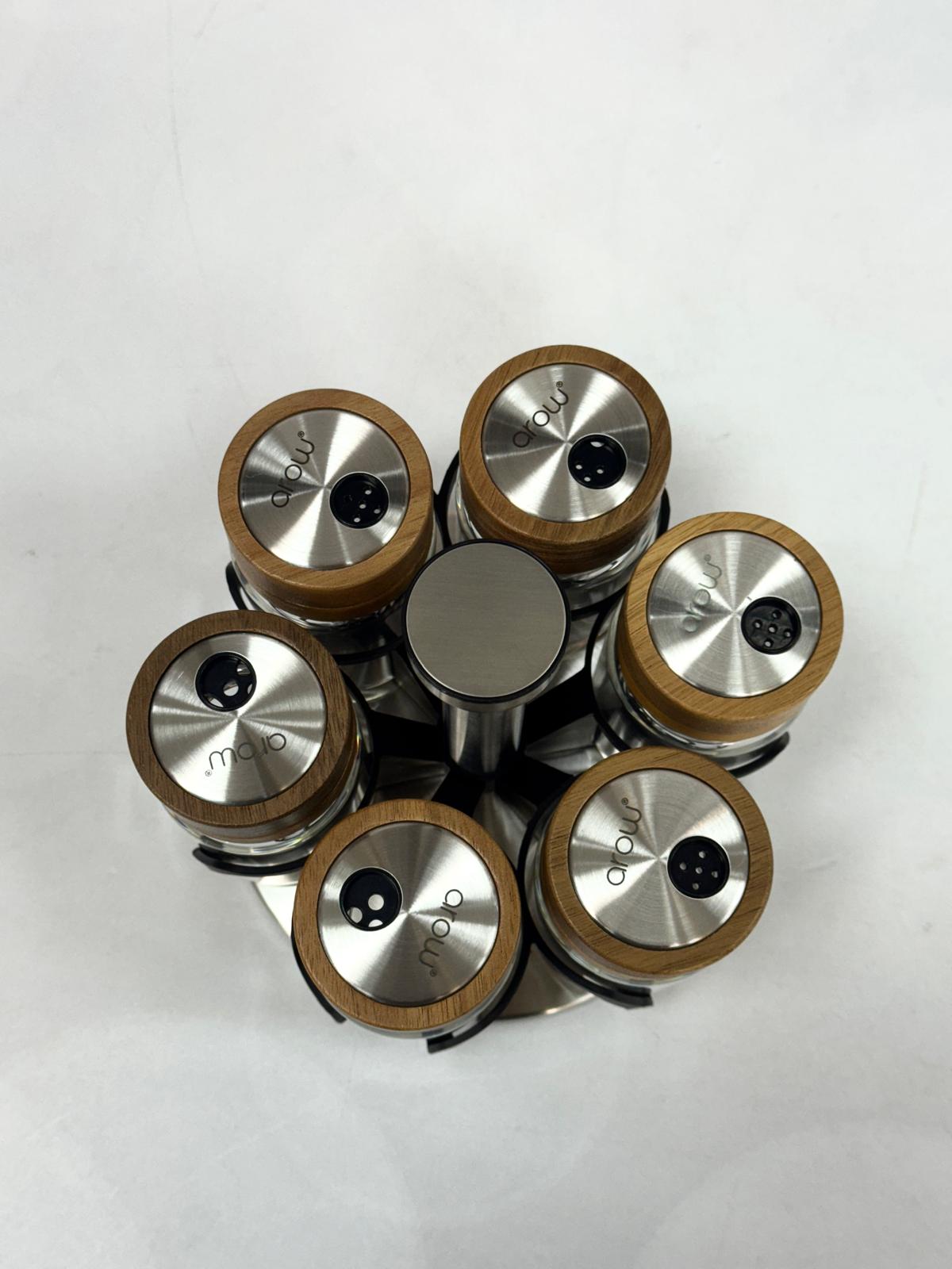 Ellery 7 Li Döner Standlı Baharatlık