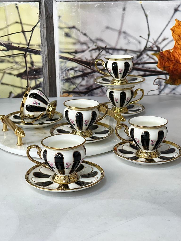 ACAR Scarlet 6 Lı Kahve Fincan Takımı