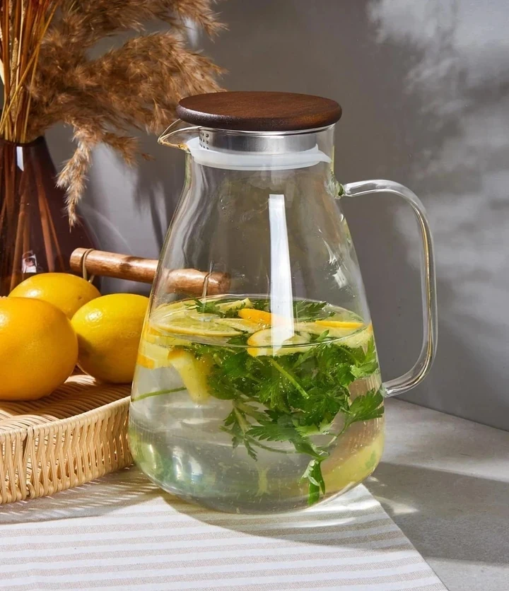 Perotti SAVİO WOOD CAM SÜRAHİ 2200 ML