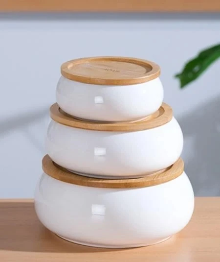 ACAR Pamıra 3 Lü Porselen Saklam Kabı