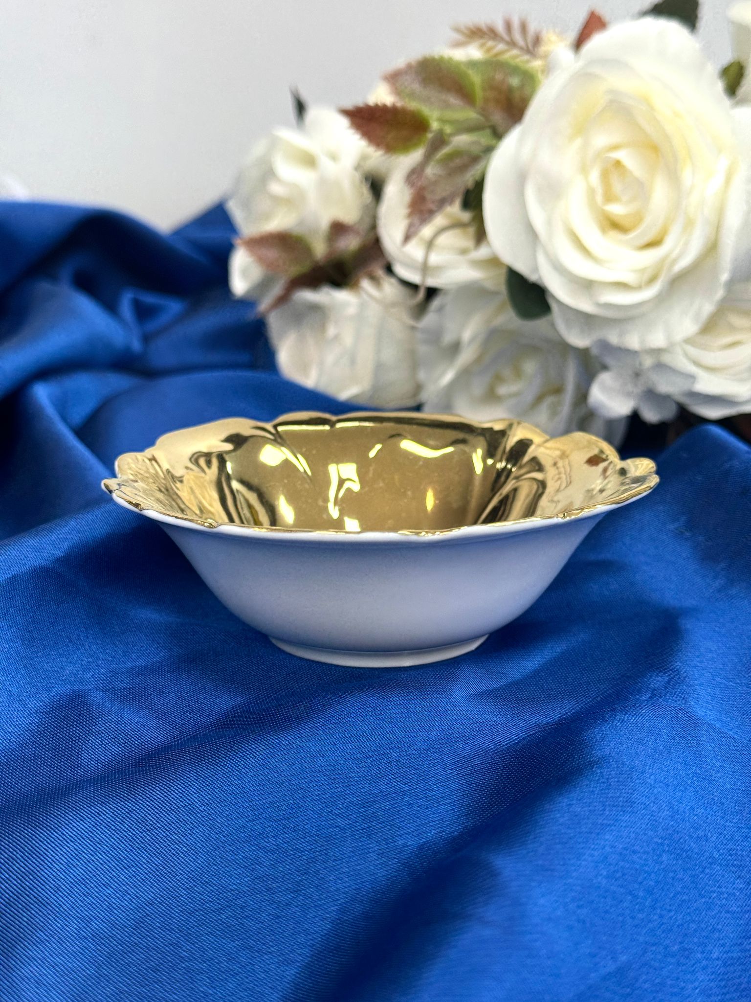 ACAR MARLA GÜL DESEN PORSLEN KASE 12 CM