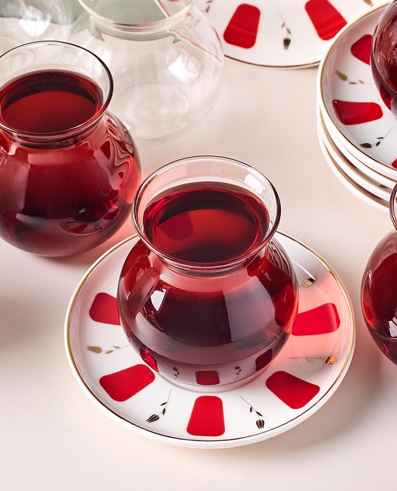Perotti FİLİZ 12 PARÇA ÇAY SETİ KULPSUZ 210 ML