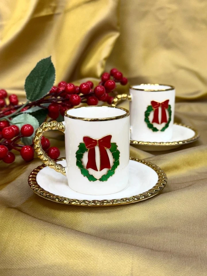 ACAR Dario 2 Kişilik Kahve Fincanı Takımı - 100 ml