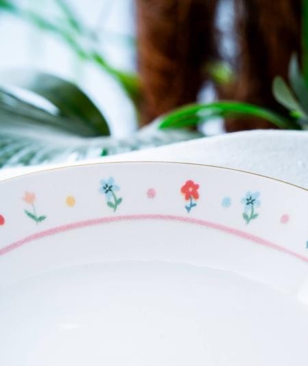 ACAR Livaldi 6 Lı  Yemek Tabağı 19 cm
