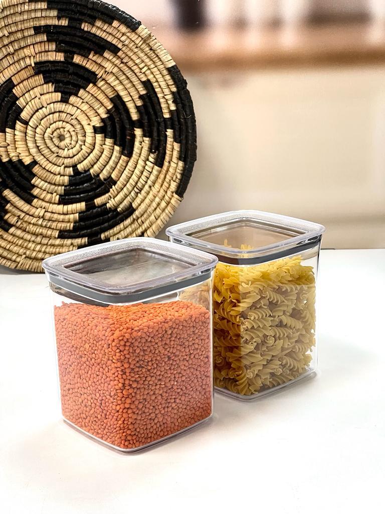 Vip Ahmet Sude Kare Saklama Kabı, L 2X1500 Ml