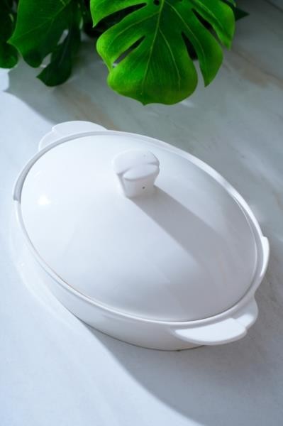 ACAR Pure Carmen Oval Kapaklı Fırın Kbı Servis Tenceresi 33/20 Cm