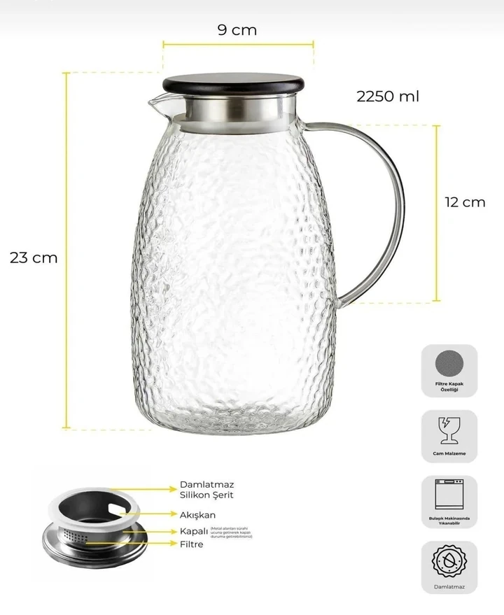 Perotti SAVİO WOOD SÜRAHİ 2250 ML