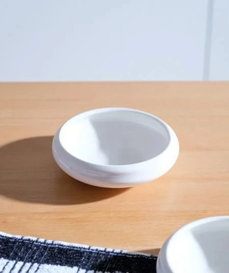 ACAR Bıanco Perla Porselen Kase 12x4 Cm