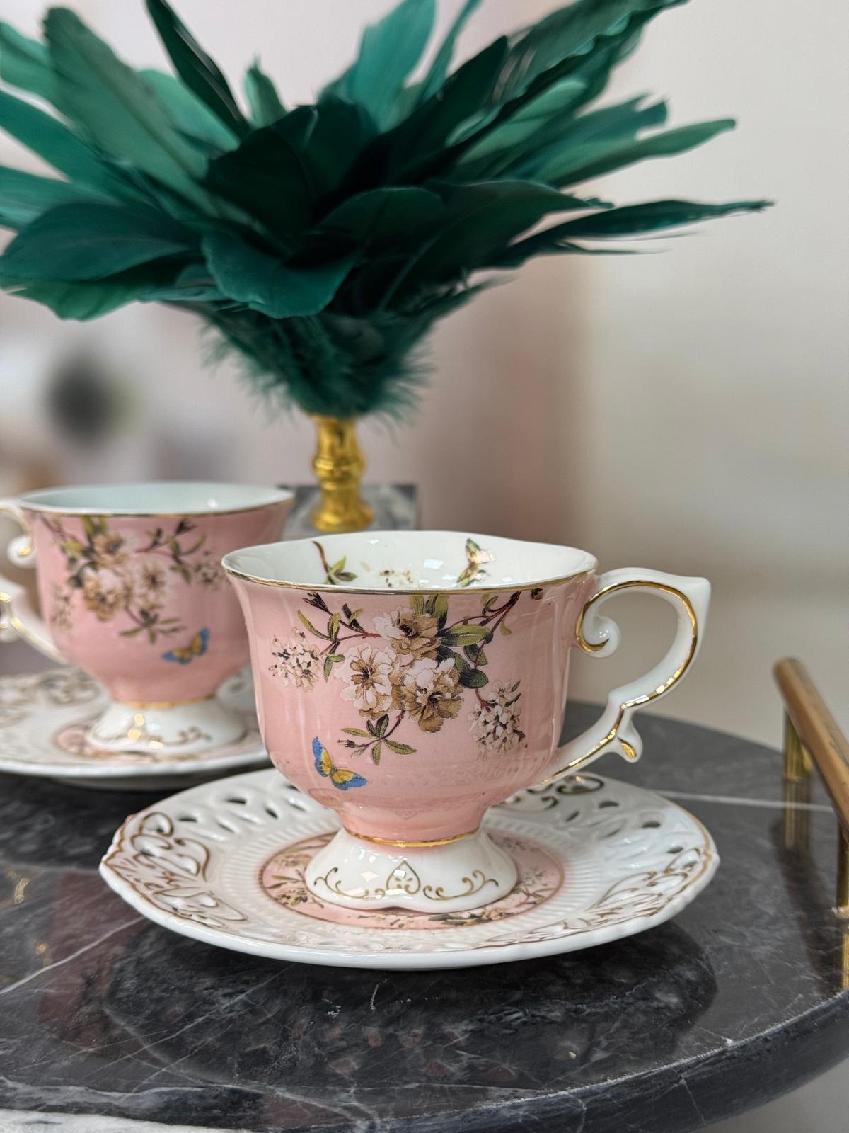 Fransız Porselen Türk Kahvesi Fincan Takımı 100 ml