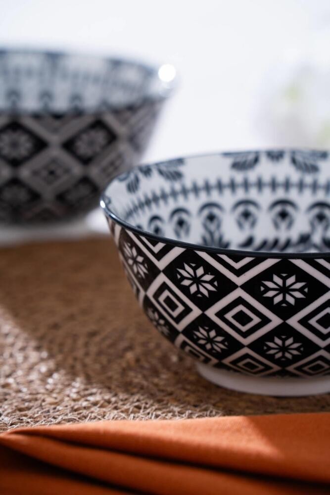 ACAR DESENLİ PORSELEN KASE 14 CM