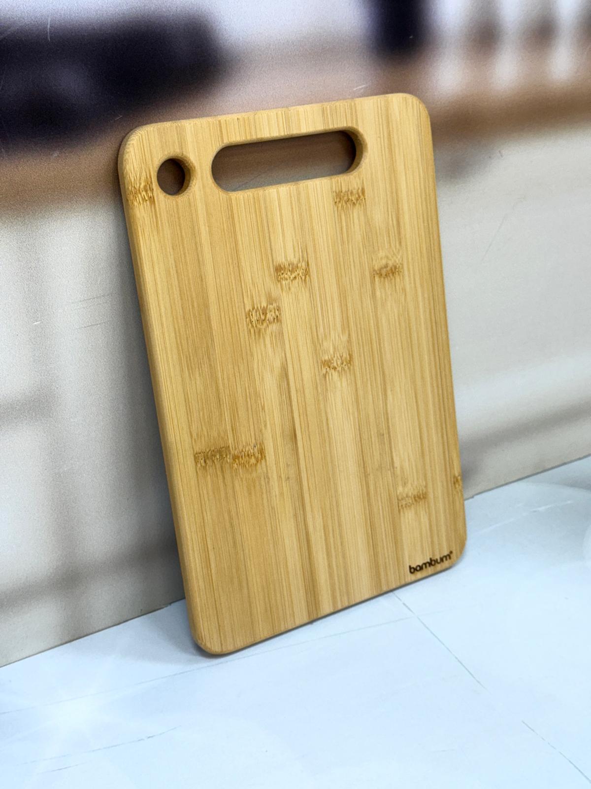 Çift Taraflı Çelik Ve Bambu Kesme Tahtası 30/20 Cm