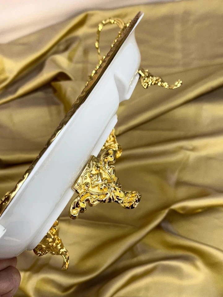 ŞAHANE HOME Ayaklı Dekoratif Sunumluk 22/36 CM