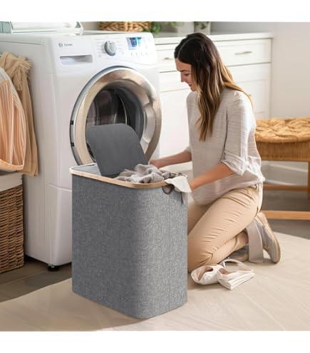 AROW 2 Bölmeli Katlanabilir Çamaşır Sepeti