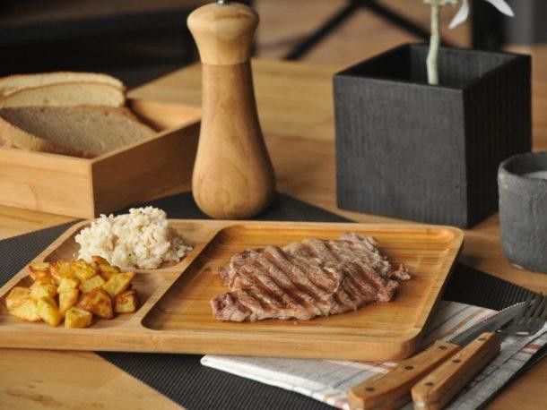 BAMBUM MARLİN 3 BÖLMELİ BAMBU SERVİS TABAĞI 24/32 CM