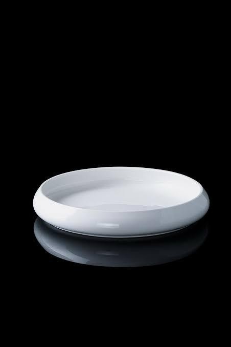 ACAR Bianco Perla Porselen Yuvarlak Tabak 24x3.8 cm