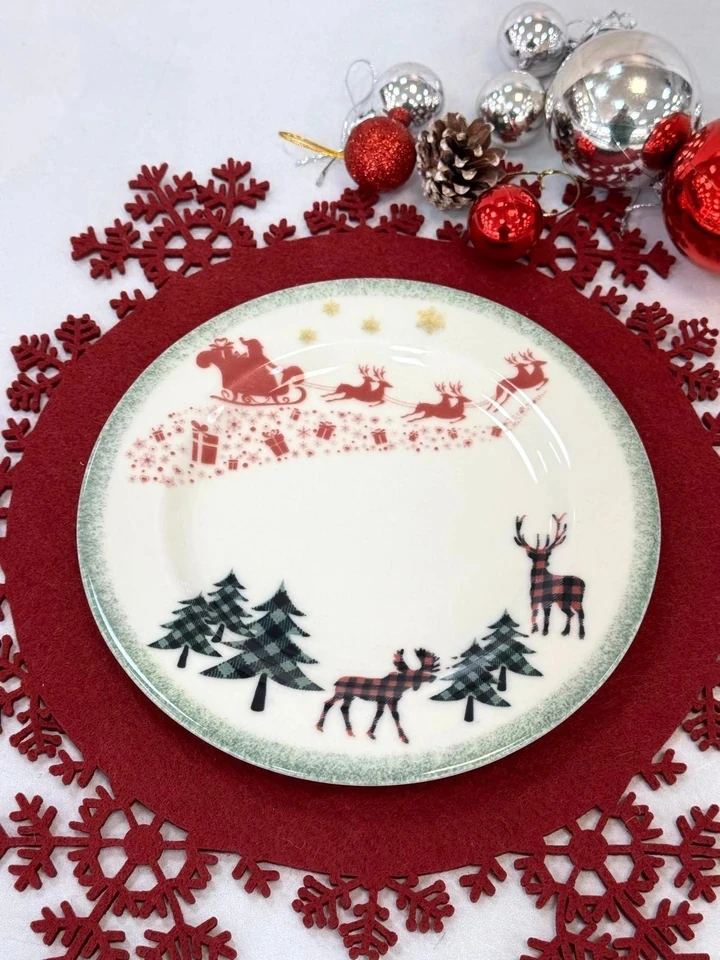 KOSAVA Porselen Pasta Tabağı 20 Cm