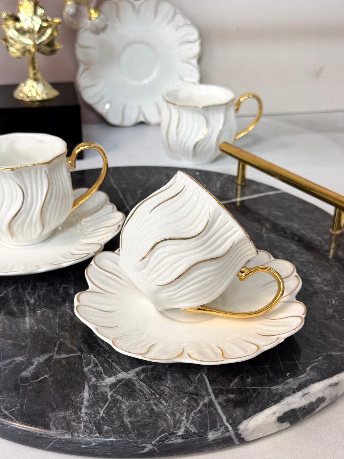 6 Kişilik Porselen Fincan Takımı 90 CC