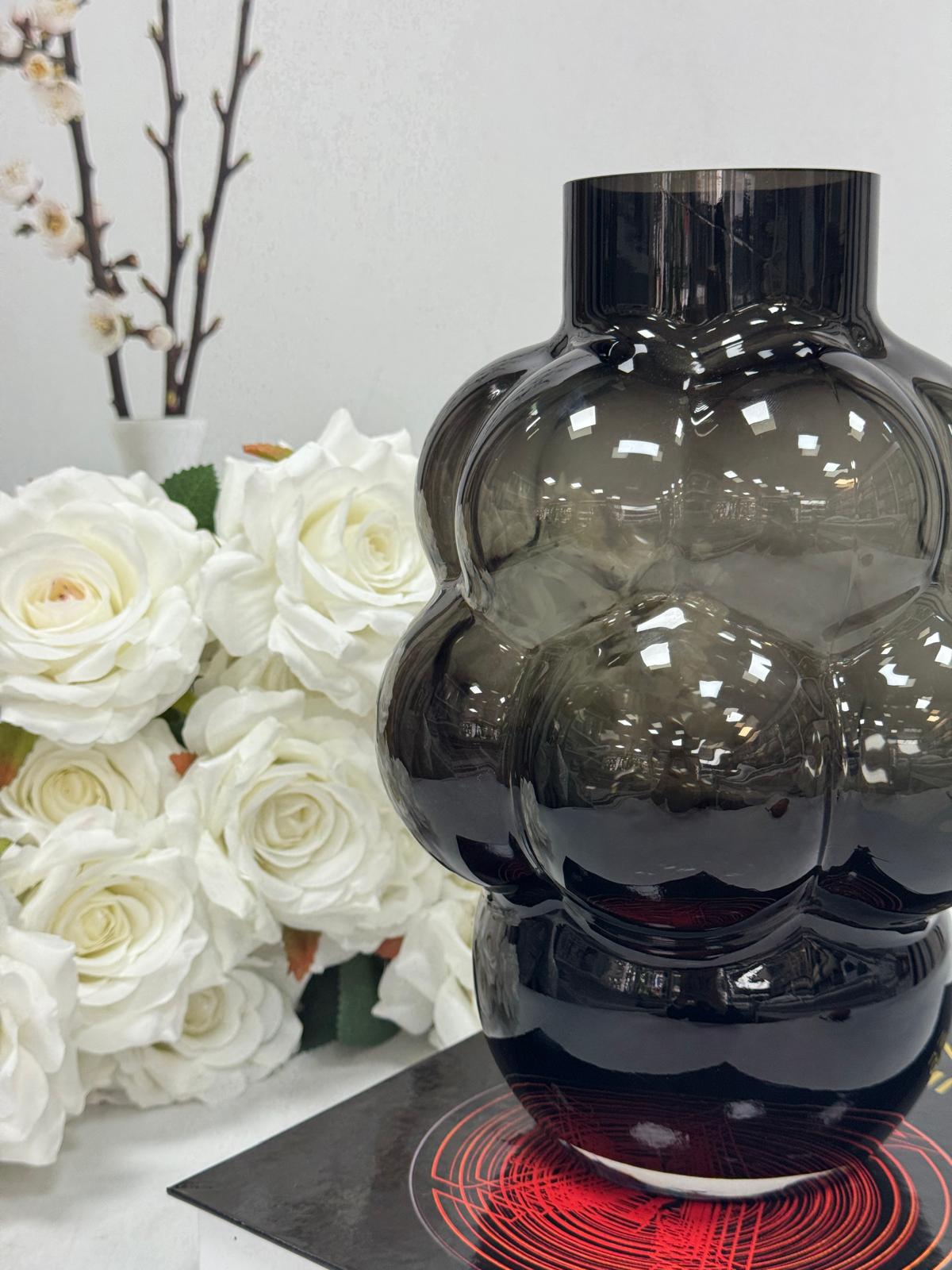 CAM VAZO KÜÇÜK- FÜME 23 CM