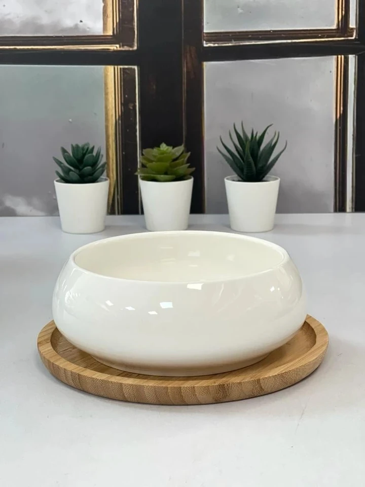 ACAR Bianco Perla Yuvarlak Kase 17 cm