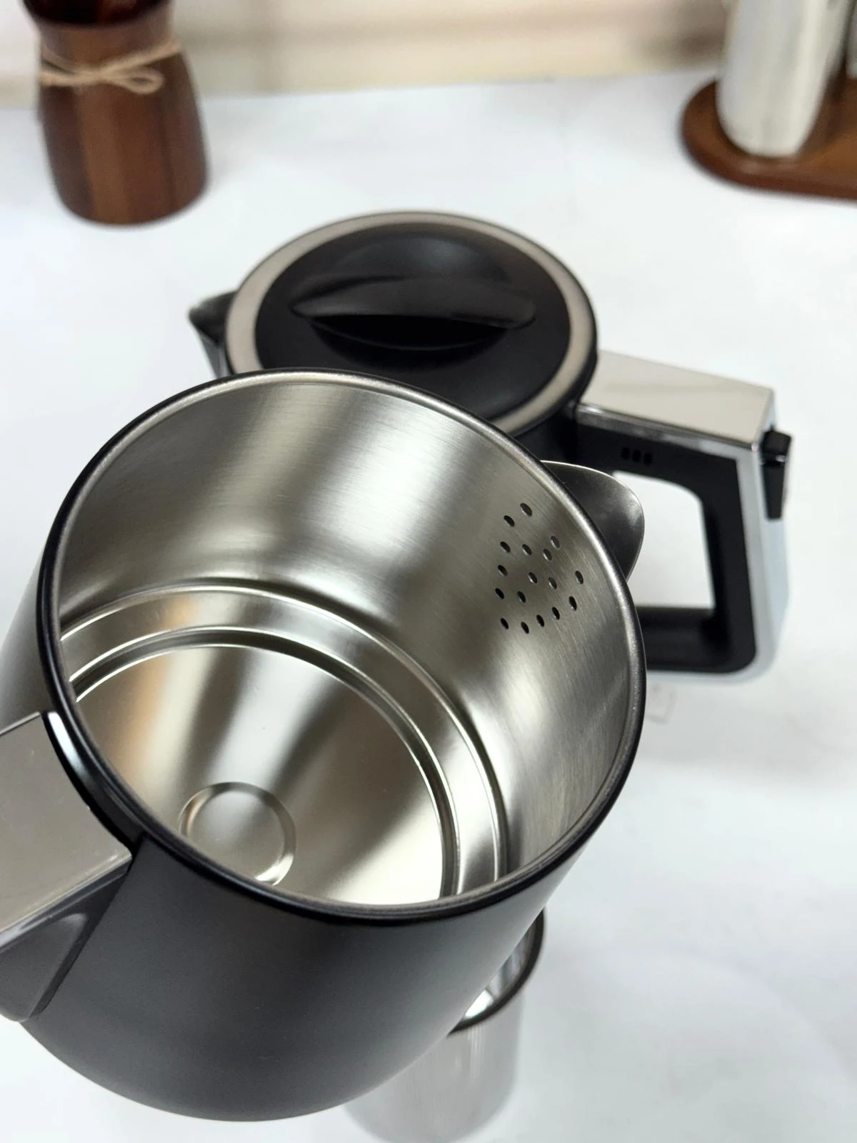 Force Elektrikli Çelik Çaycı Siyah