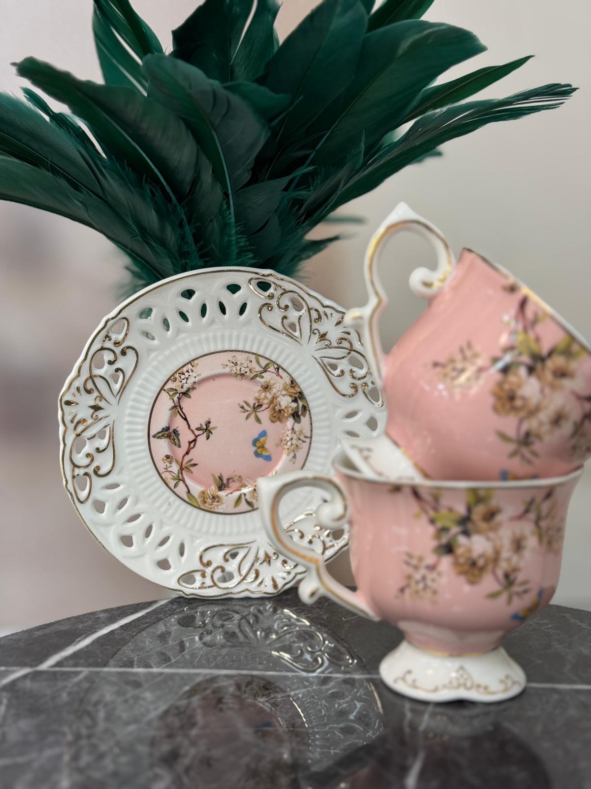 Fransız Porselen Türk Kahvesi Fincan Takımı 100 ml