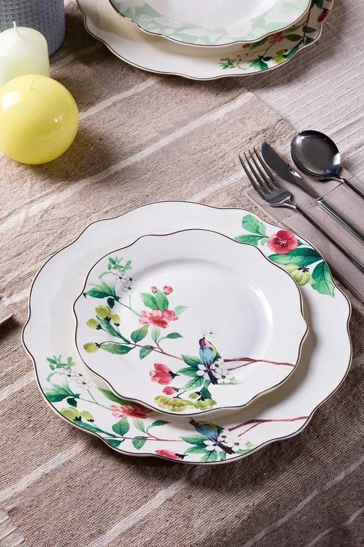 Perotti Bridy Bone 6 Kişilik 24 Parça Porselen Yemek Takımı