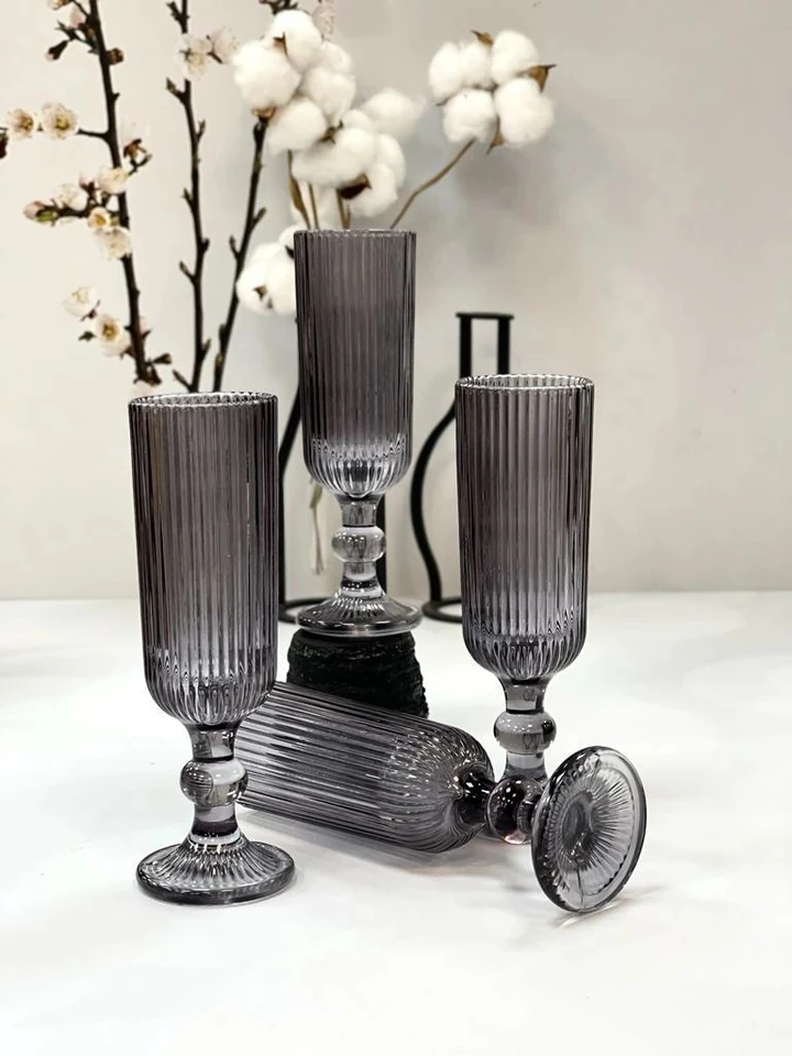 Perotti Perotti Imola Fume 4`Lü Bardak 160ML