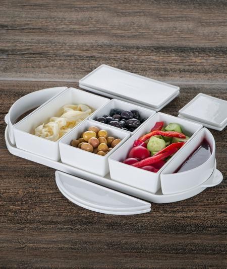 ACAR Bıanco Perla Oval Kahvaltılık