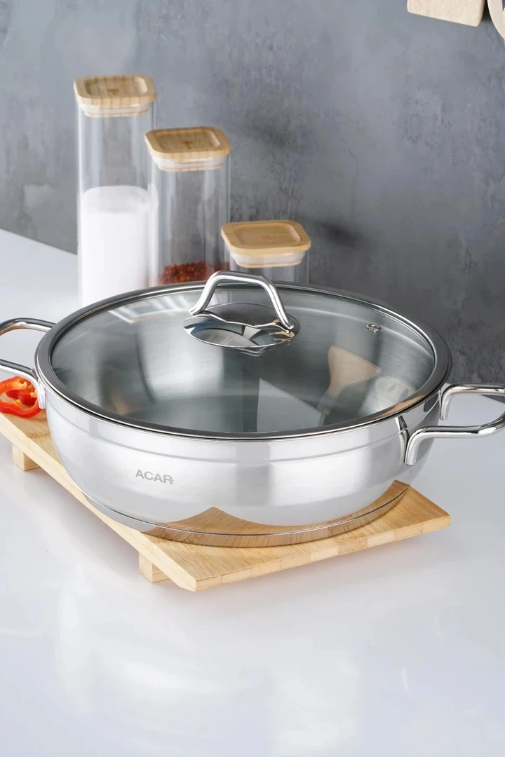 ACAR Karat 26 Cm Basık Tencere