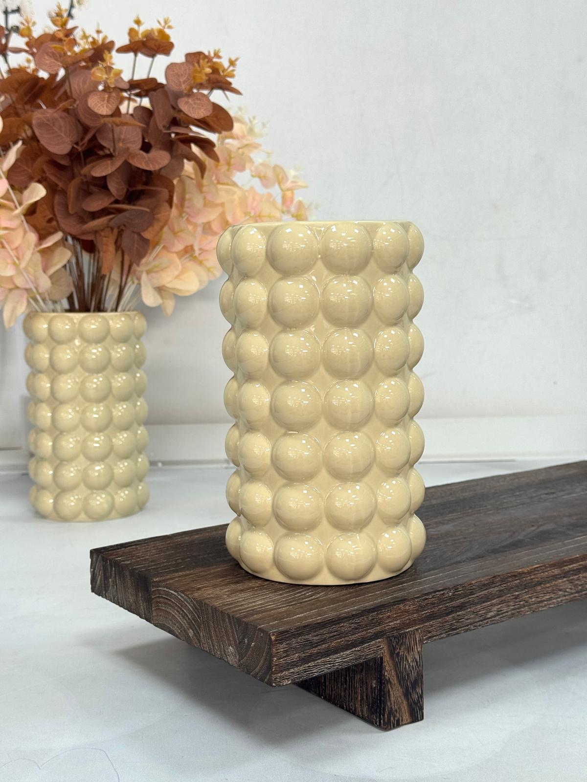 MIEN BUBBLE SERAMİK VAZO 21 CM