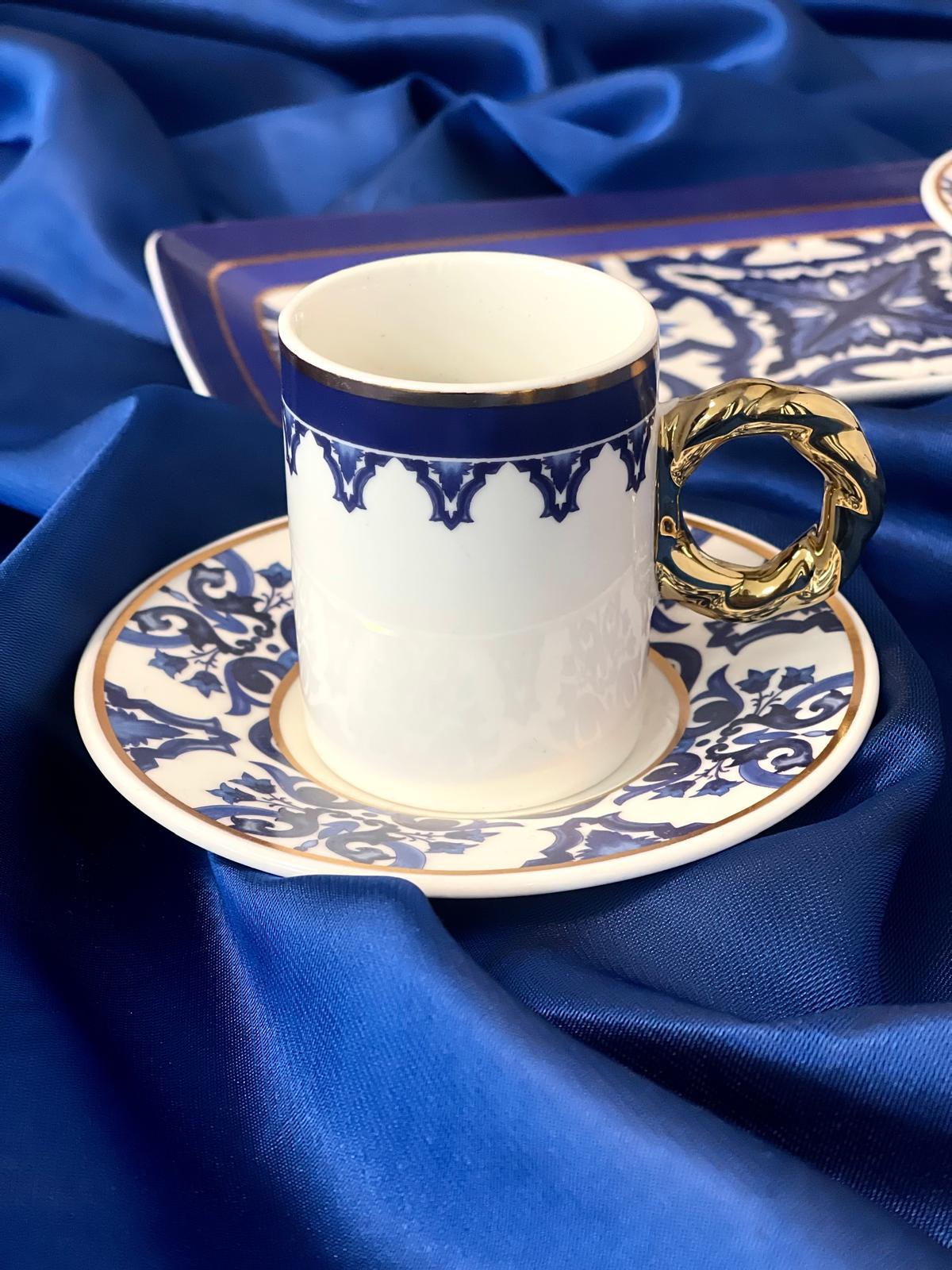 ACAR Francesca 2 Li Kahve Fincan Takımı Porselen