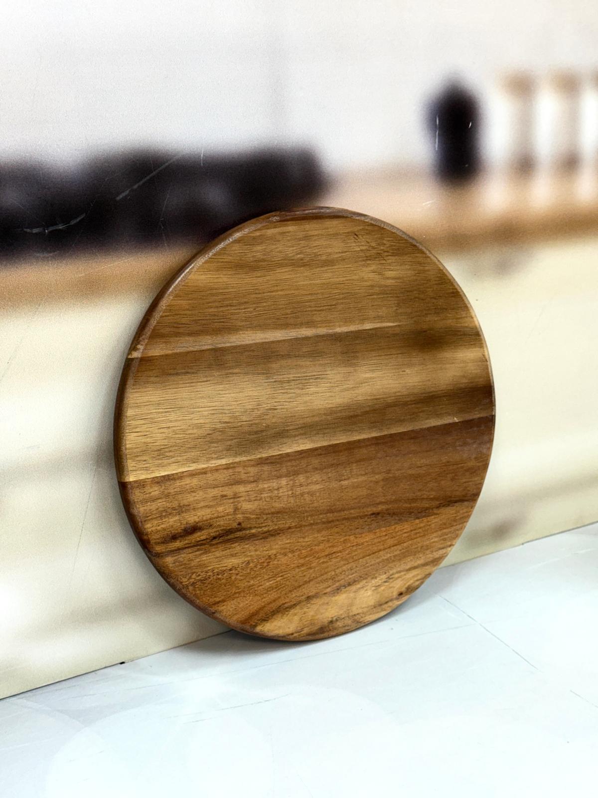 Rotto Akasya Döner Standlı Sunum Tahtası 36 Cm