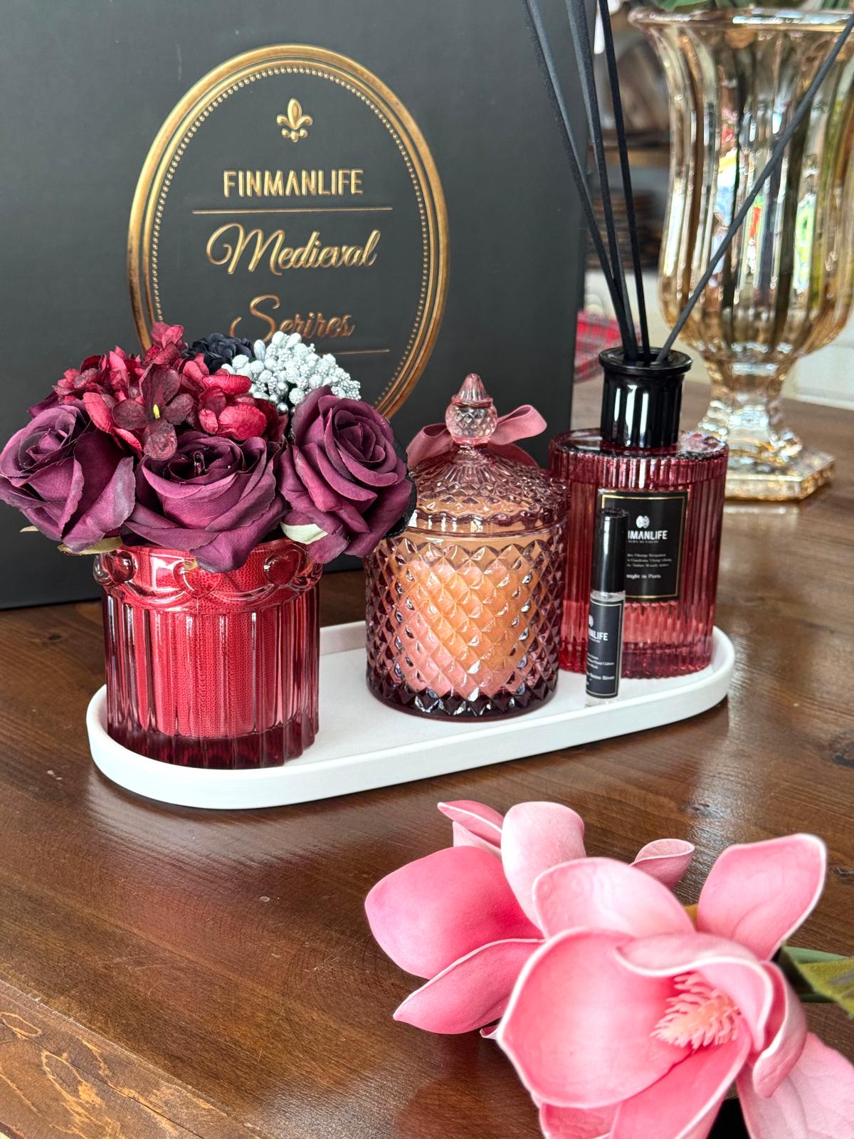 Hediyelik Tasarım Koku Seti-Nar Çiçeği Kokulu