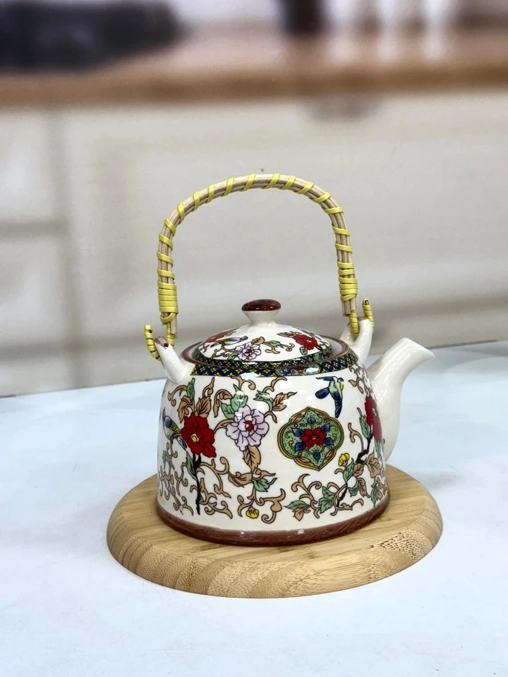 KOSAVA Porselen Bitki Çayı Demliği 750 ml