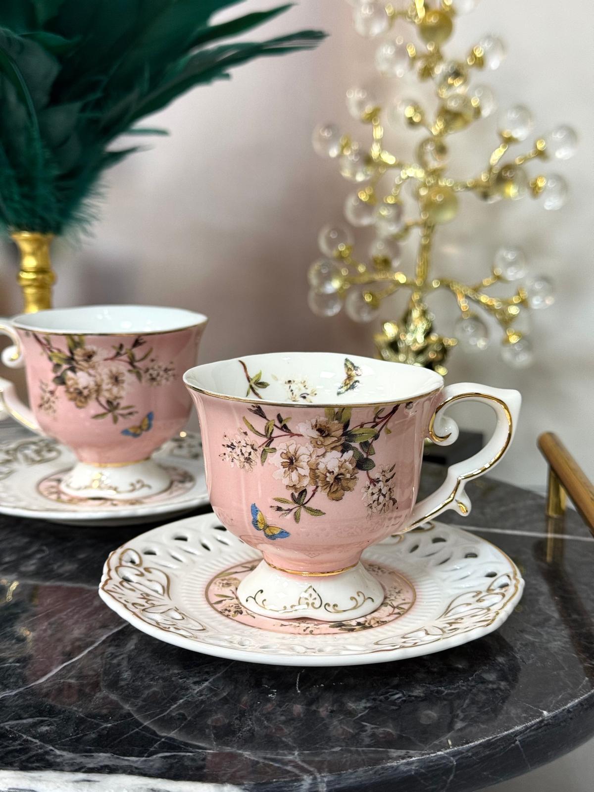 Fransız Porselen Türk Kahvesi Fincan Takımı 100 ml