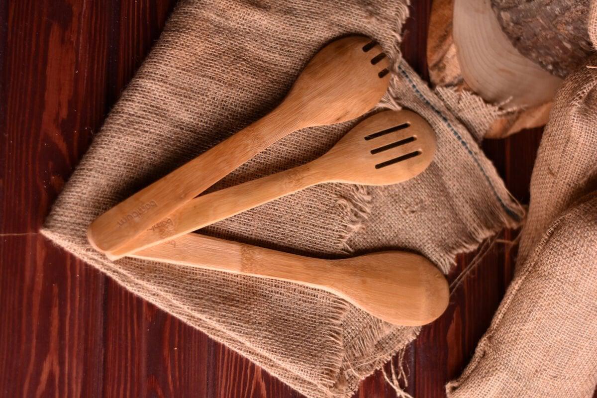 Bambu 3 Lü Servis Kaşığı