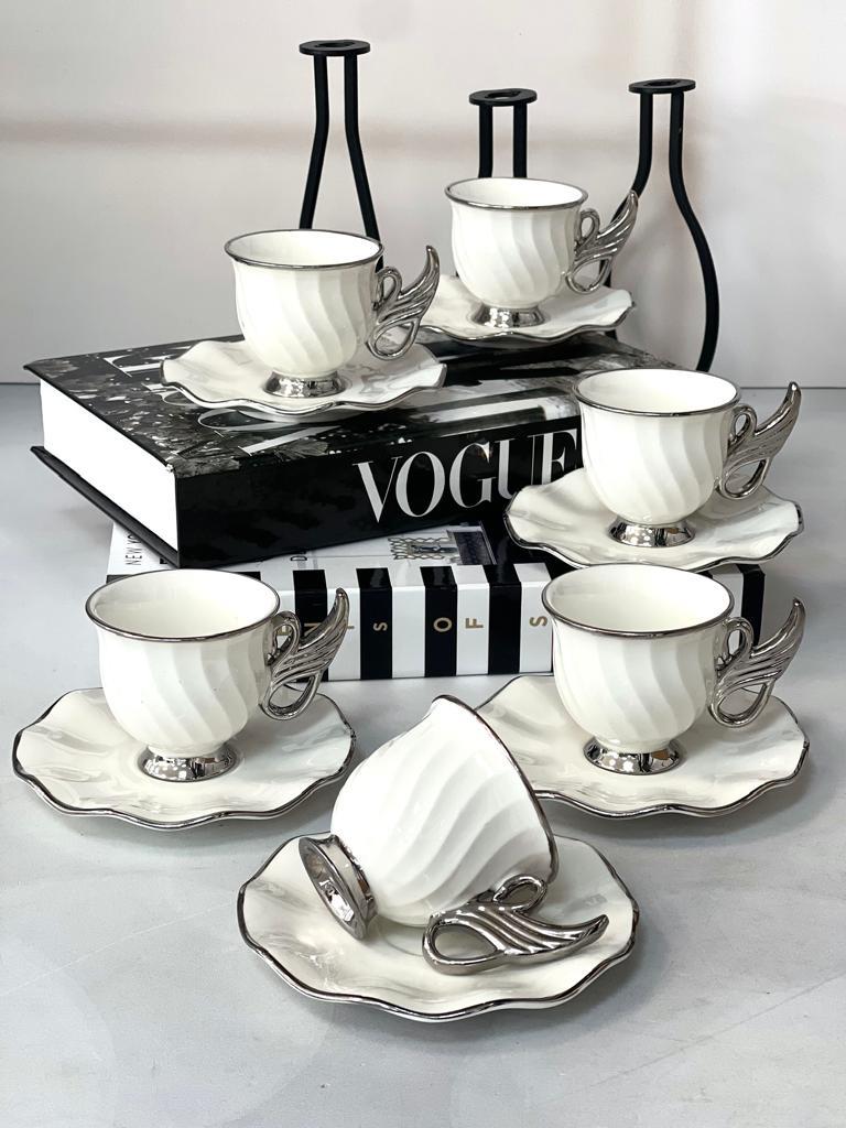 ACAR Jade 6 Kahve Fincan Takımı