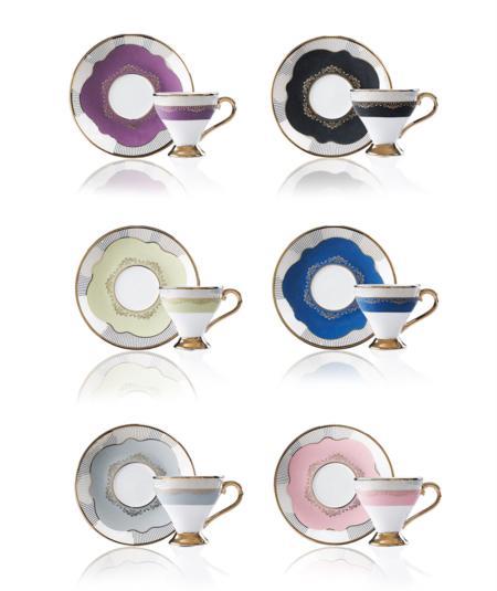 ACAR Vıvıan 6 Lı Kahve Fincan Seti