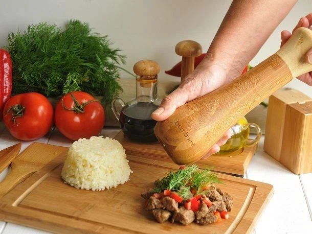 BAMBUM NOCCHİ TUZ KARABİBER ÖĞÜTÜCÜ 25 cm