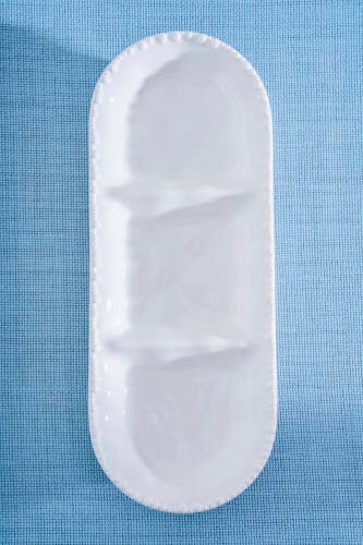 Mılano Porselen3 Bölmeli Tabak 26 cm