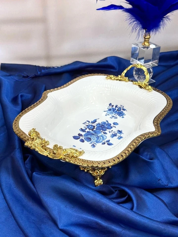 ŞAHANE HOME Ayaklı Dekoratif Sunumluk 30/26 CM