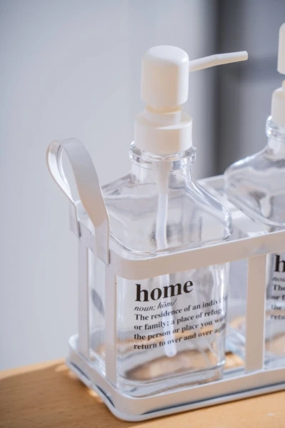 Metal Stanlı 2 li Sabunluk Cam-Metal