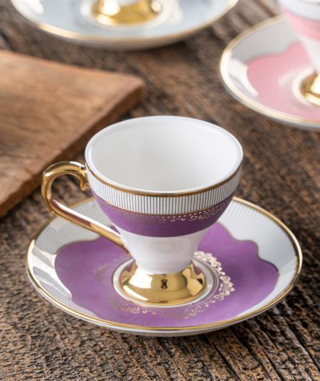 ACAR Vıvıan 6 Lı Kahve Fincan Seti