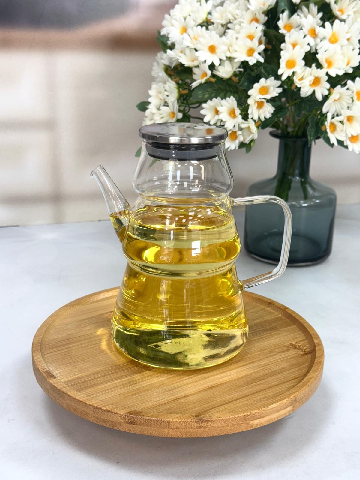 Cam Yağdanlık 1000 ml