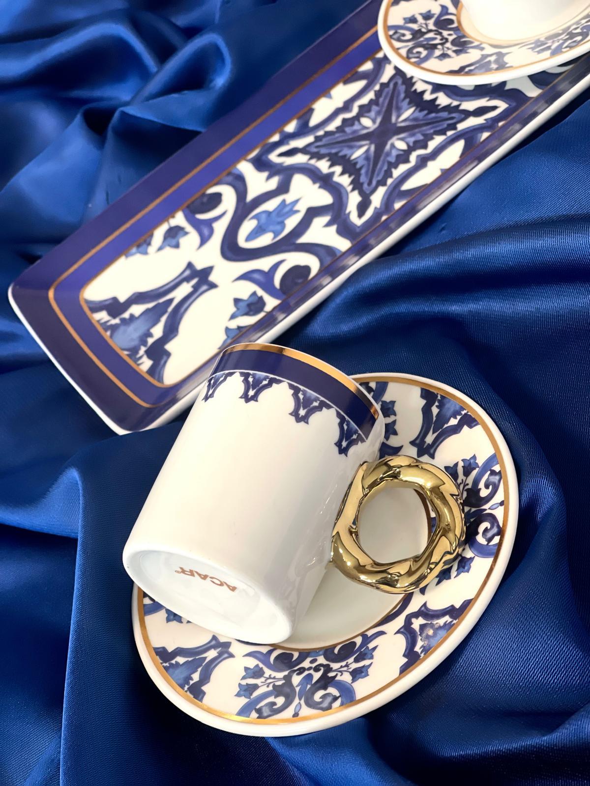 ACAR Francesca 2 Li Kahve Fincan Takımı Porselen