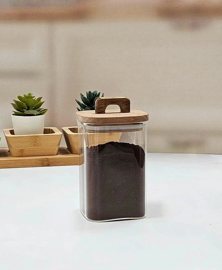 Perotti Perotti Acacıa 600Ml Cam Kavanoz 8*12