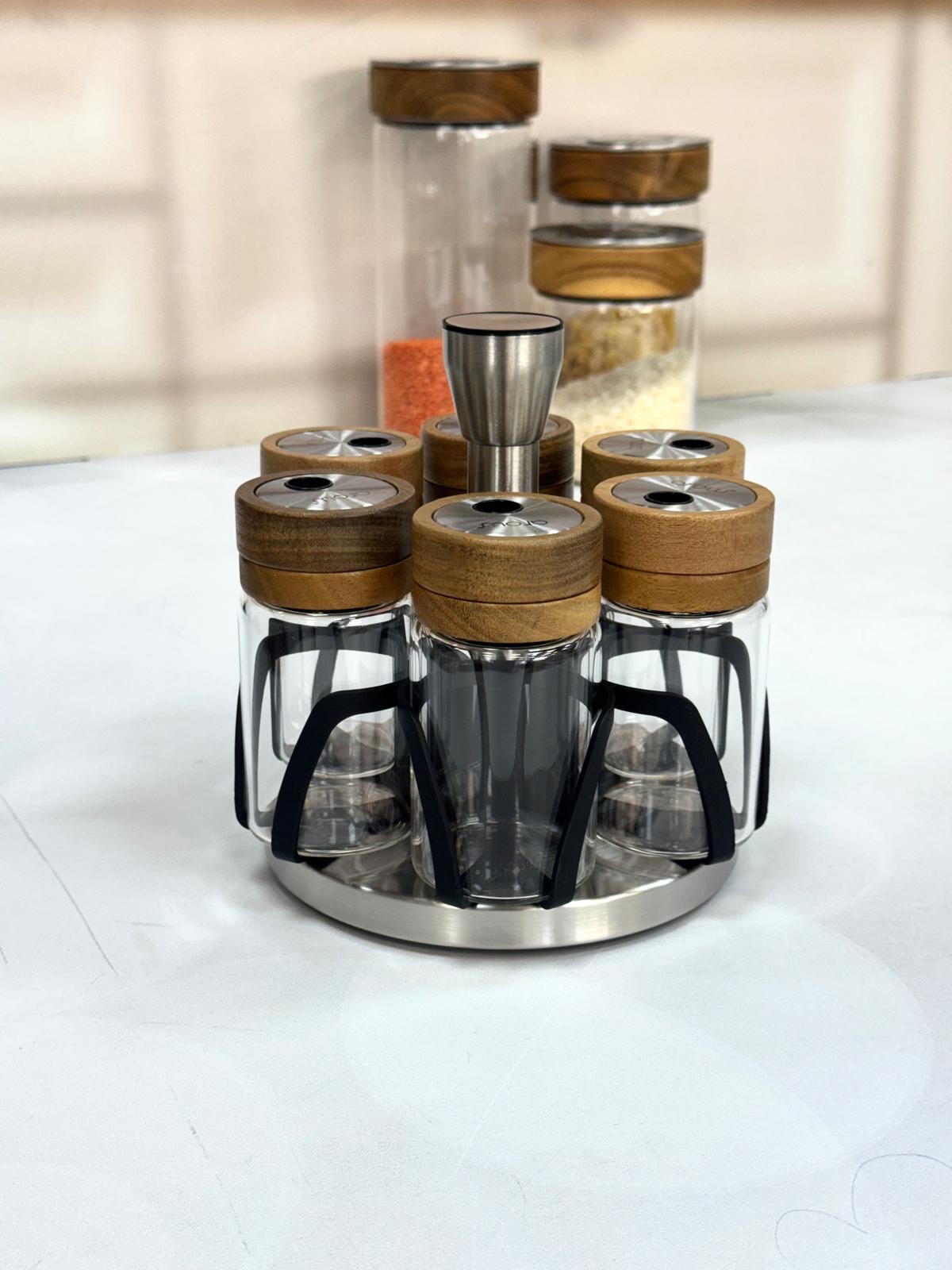 Ellery 7 Li Döner Standlı Baharatlık