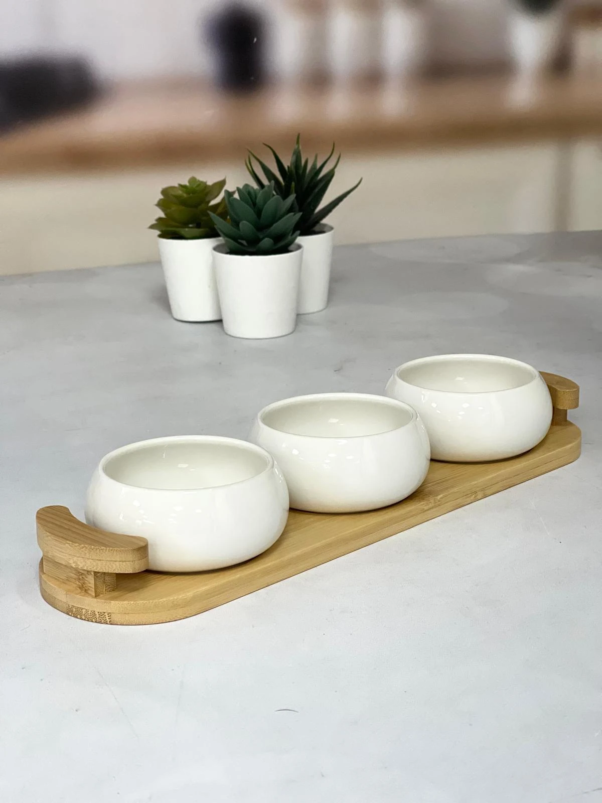 ACAR Pamira Bambu 3 Lü Kase Seti