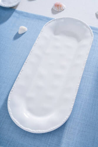 Mılano Porselen Oval Servis Tabağı 40 cm