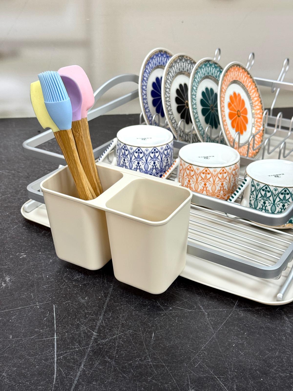 Alüminyum Bulaşık Sepeti Krem